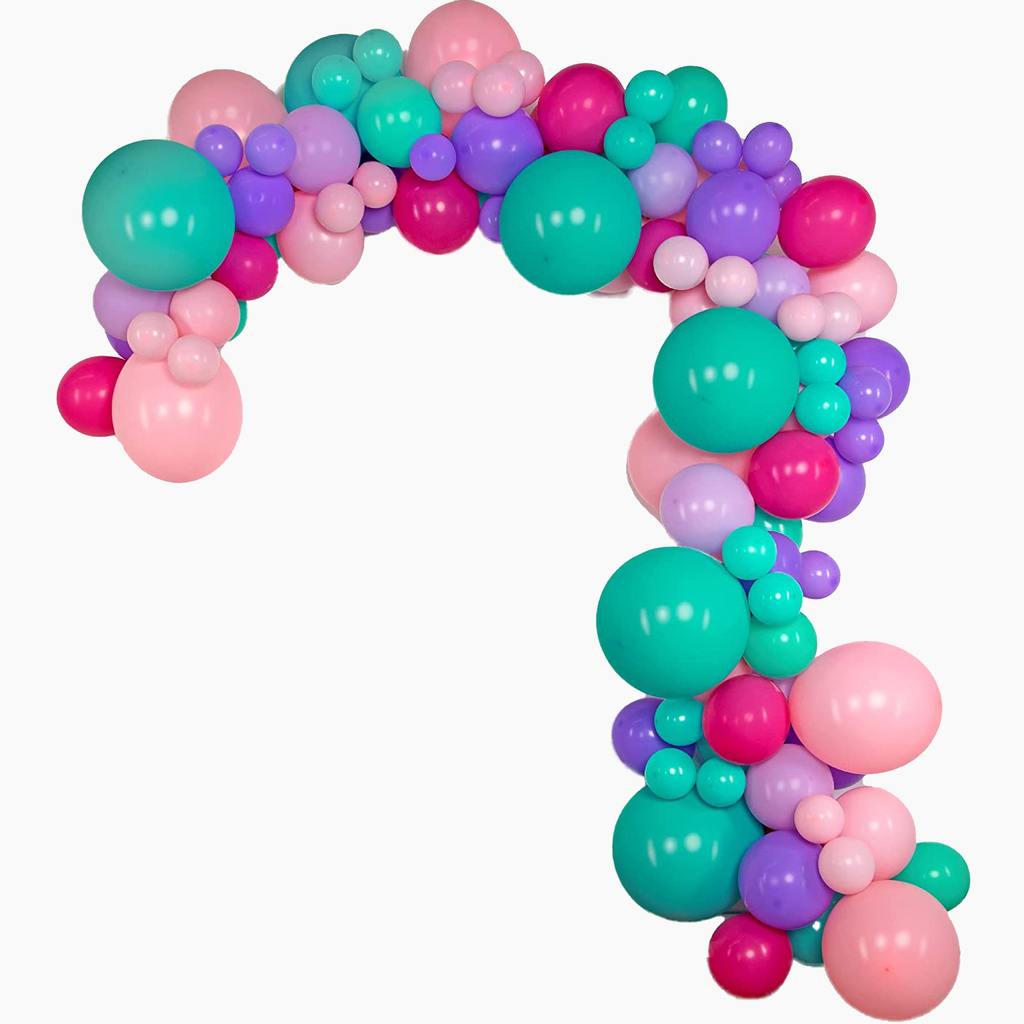 Princess Asymmetric Balloon Arch 4m Balloon Market